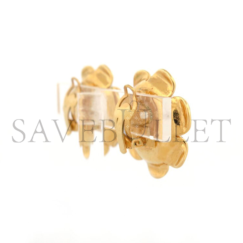 Ch**el camellia pearl earrings